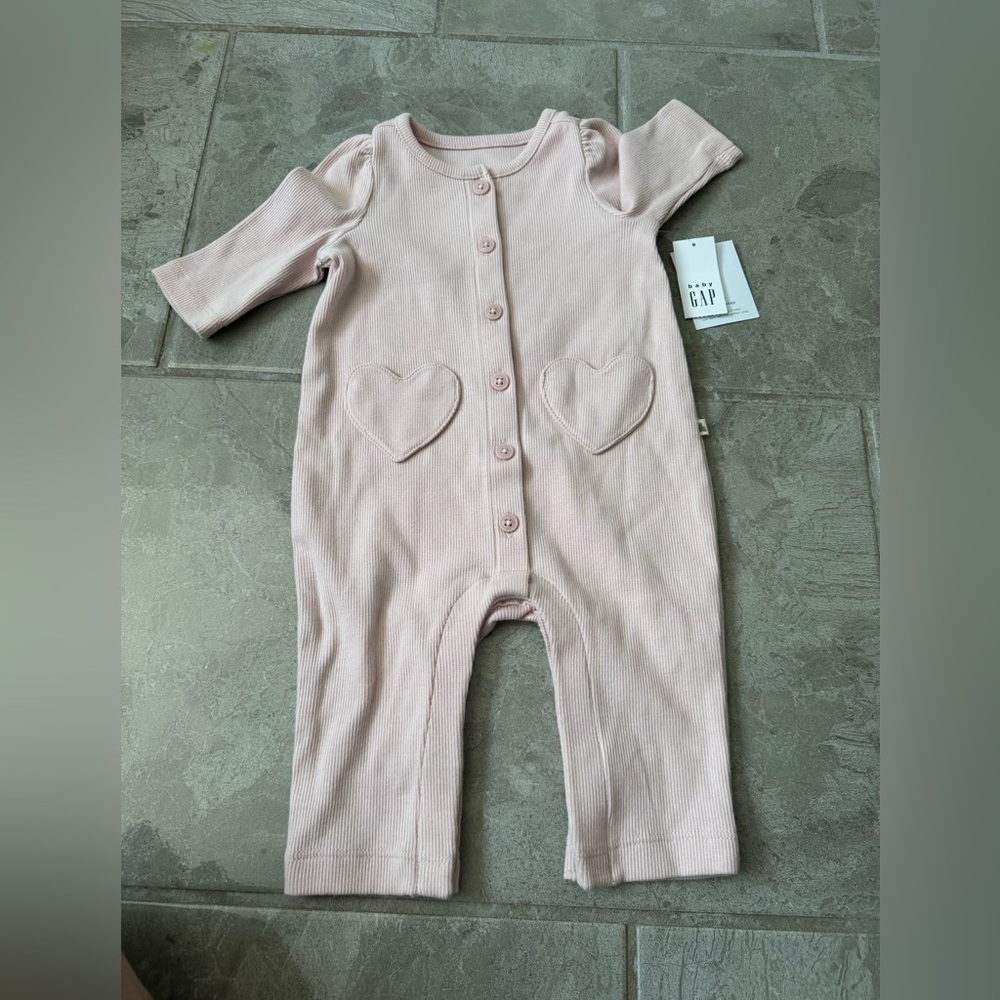 GAP Soft Pink Baby Onesie
